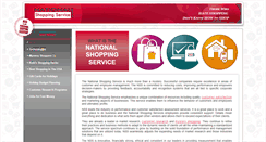 Desktop Screenshot of nationalshoppingservice.com